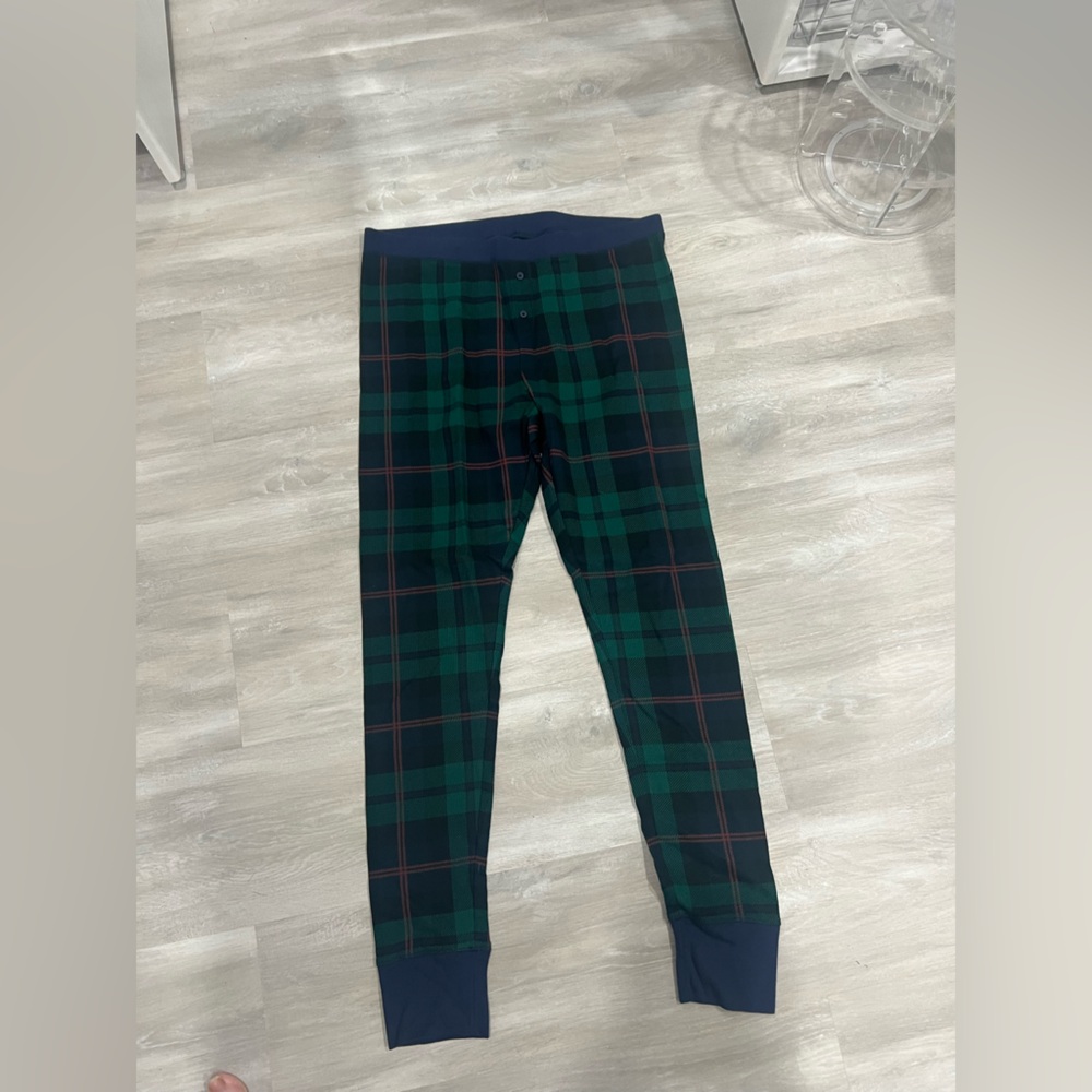 Old Navy Green and Navy Plaid Pants